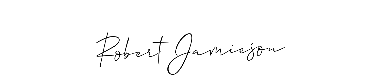 How to make Robert Jamieson signature? Allison_Script is a professional autograph style. Create handwritten signature for Robert Jamieson name. Robert Jamieson signature style 2 images and pictures png