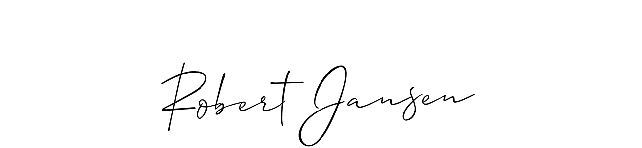 It looks lik you need a new signature style for name Robert Jansen. Design unique handwritten (Allison_Script) signature with our free signature maker in just a few clicks. Robert Jansen signature style 2 images and pictures png