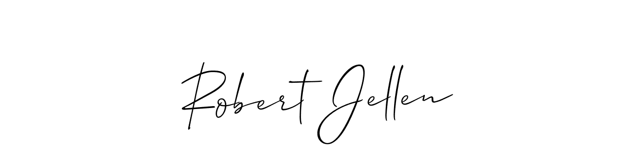 How to Draw Robert Jellen signature style? Allison_Script is a latest design signature styles for name Robert Jellen. Robert Jellen signature style 2 images and pictures png