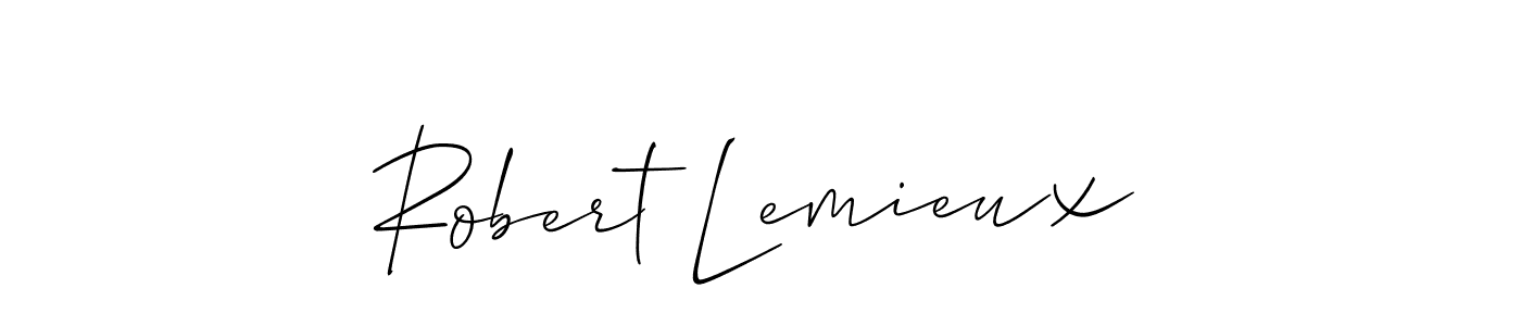 if you are searching for the best signature style for your name Robert Lemieux. so please give up your signature search. here we have designed multiple signature styles  using Allison_Script. Robert Lemieux signature style 2 images and pictures png