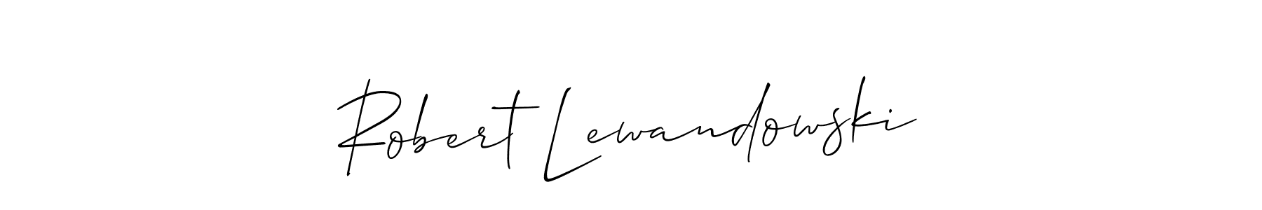 Similarly Allison_Script is the best handwritten signature design. Signature creator online .You can use it as an online autograph creator for name Robert Lewandowski. Robert Lewandowski signature style 2 images and pictures png