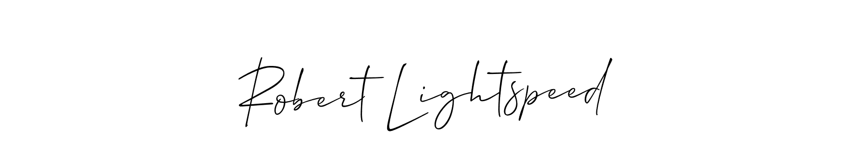 See photos of Robert Lightspeed official signature by Spectra . Check more albums & portfolios. Read reviews & check more about Allison_Script font. Robert Lightspeed signature style 2 images and pictures png