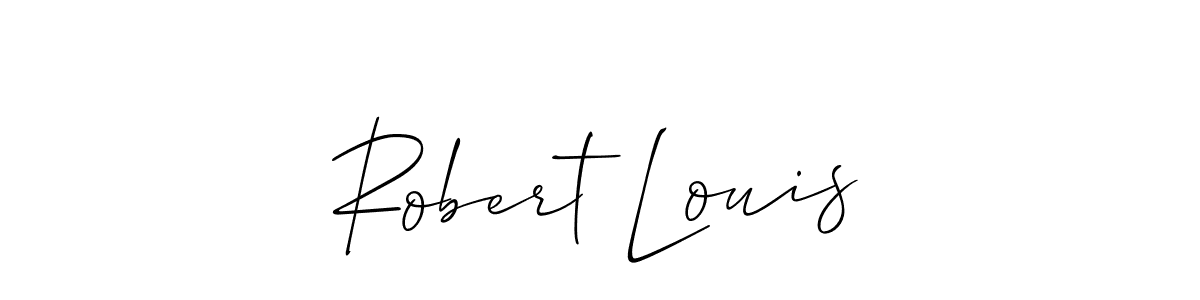 Design your own signature with our free online signature maker. With this signature software, you can create a handwritten (Allison_Script) signature for name Robert Louis. Robert Louis signature style 2 images and pictures png