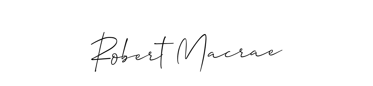 Design your own signature with our free online signature maker. With this signature software, you can create a handwritten (Allison_Script) signature for name Robert Macrae. Robert Macrae signature style 2 images and pictures png