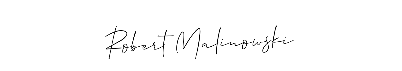 Create a beautiful signature design for name Robert Malinowski. With this signature (Allison_Script) fonts, you can make a handwritten signature for free. Robert Malinowski signature style 2 images and pictures png