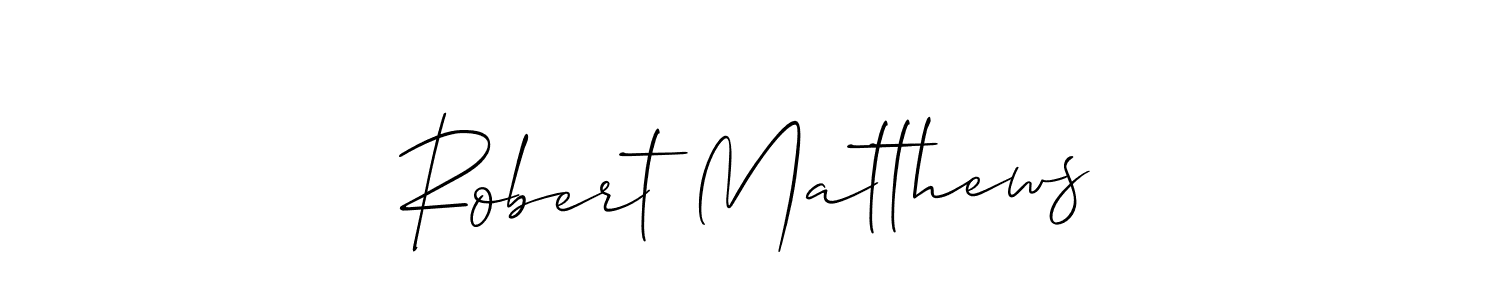 Best and Professional Signature Style for Robert Matthews. Allison_Script Best Signature Style Collection. Robert Matthews signature style 2 images and pictures png