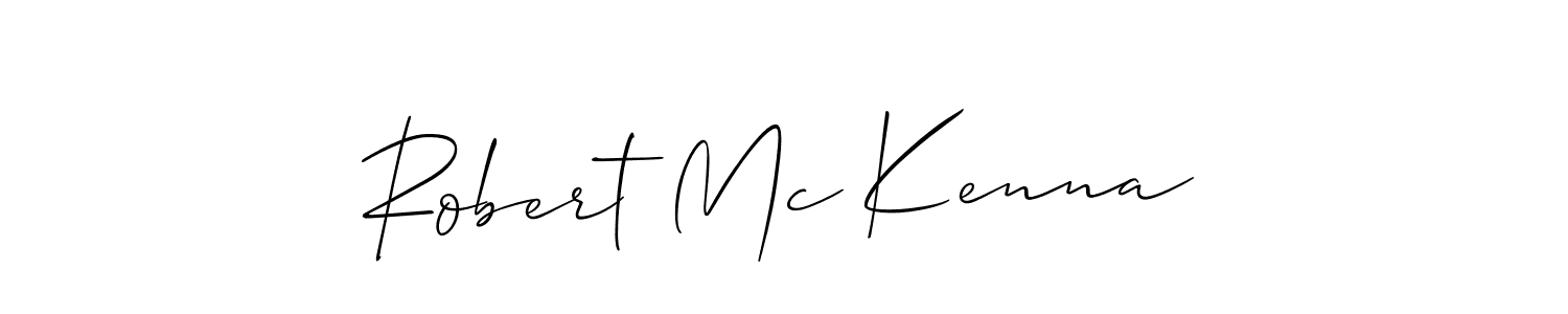 Use a signature maker to create a handwritten signature online. With this signature software, you can design (Allison_Script) your own signature for name Robert Mc Kenna. Robert Mc Kenna signature style 2 images and pictures png
