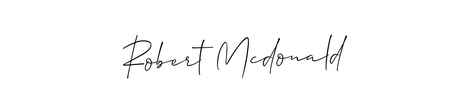 Also we have Robert Mcdonald name is the best signature style. Create professional handwritten signature collection using Allison_Script autograph style. Robert Mcdonald signature style 2 images and pictures png