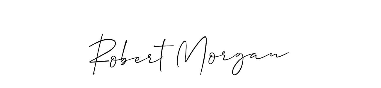 You should practise on your own different ways (Allison_Script) to write your name (Robert Morgan) in signature. don't let someone else do it for you. Robert Morgan signature style 2 images and pictures png