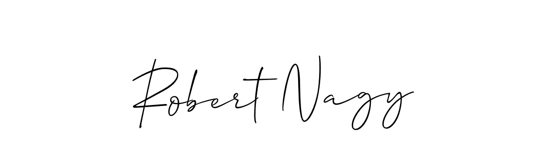 It looks lik you need a new signature style for name Robert Nagy. Design unique handwritten (Allison_Script) signature with our free signature maker in just a few clicks. Robert Nagy signature style 2 images and pictures png