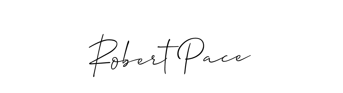 Robert Pace stylish signature style. Best Handwritten Sign (Allison_Script) for my name. Handwritten Signature Collection Ideas for my name Robert Pace. Robert Pace signature style 2 images and pictures png