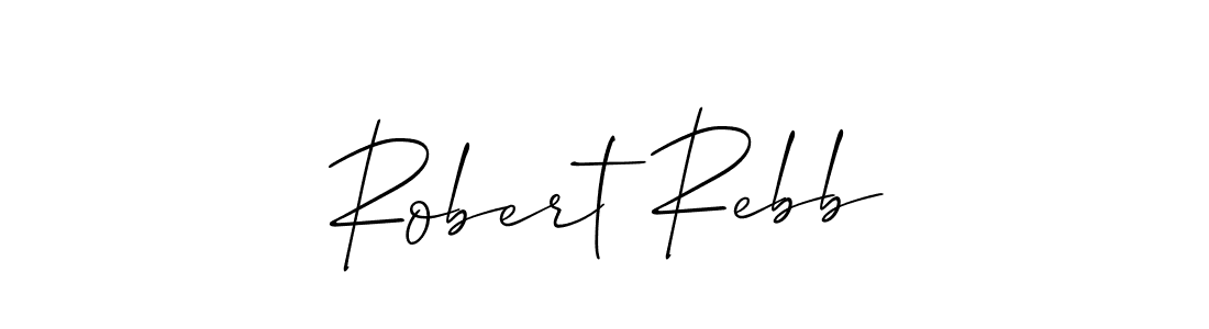 How to Draw Robert Rebb signature style? Allison_Script is a latest design signature styles for name Robert Rebb. Robert Rebb signature style 2 images and pictures png