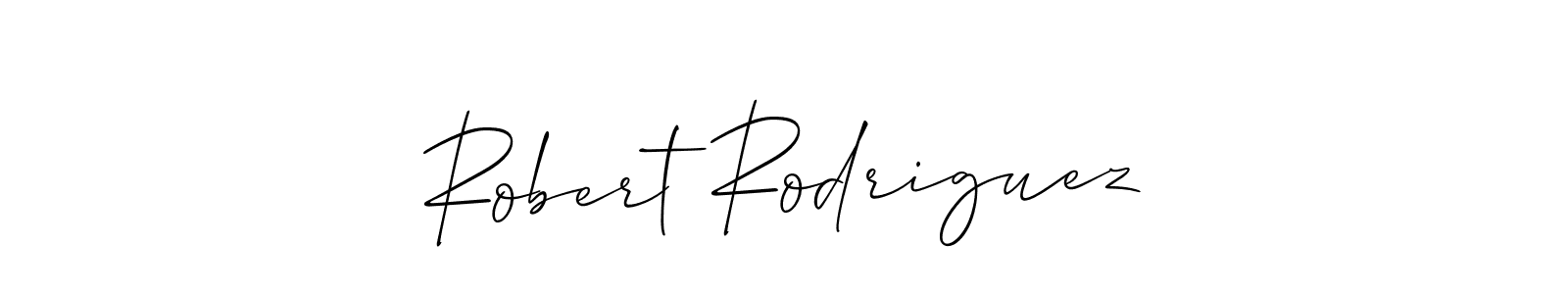 Make a beautiful signature design for name Robert Rodriguez. With this signature (Allison_Script) style, you can create a handwritten signature for free. Robert Rodriguez signature style 2 images and pictures png