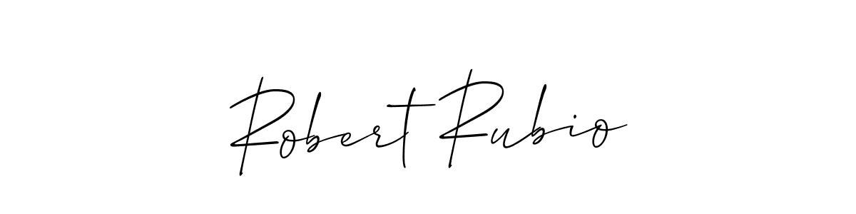 It looks lik you need a new signature style for name Robert Rubio. Design unique handwritten (Allison_Script) signature with our free signature maker in just a few clicks. Robert Rubio signature style 2 images and pictures png