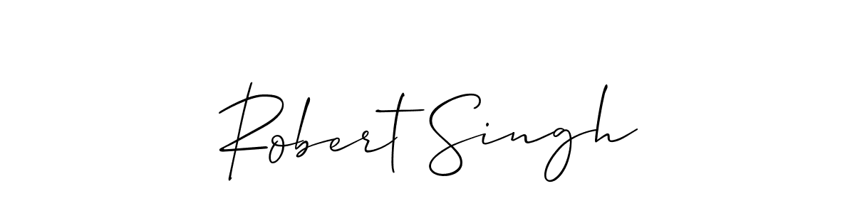 Create a beautiful signature design for name Robert Singh. With this signature (Allison_Script) fonts, you can make a handwritten signature for free. Robert Singh signature style 2 images and pictures png
