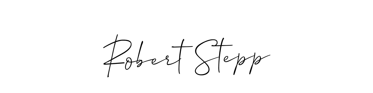 It looks lik you need a new signature style for name Robert Stepp. Design unique handwritten (Allison_Script) signature with our free signature maker in just a few clicks. Robert Stepp signature style 2 images and pictures png