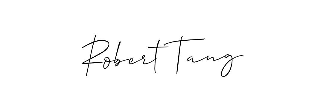 Make a beautiful signature design for name Robert Tang. With this signature (Allison_Script) style, you can create a handwritten signature for free. Robert Tang signature style 2 images and pictures png