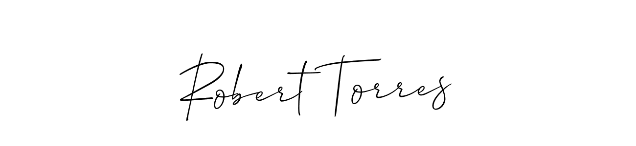 Make a beautiful signature design for name Robert Torres. With this signature (Allison_Script) style, you can create a handwritten signature for free. Robert Torres signature style 2 images and pictures png