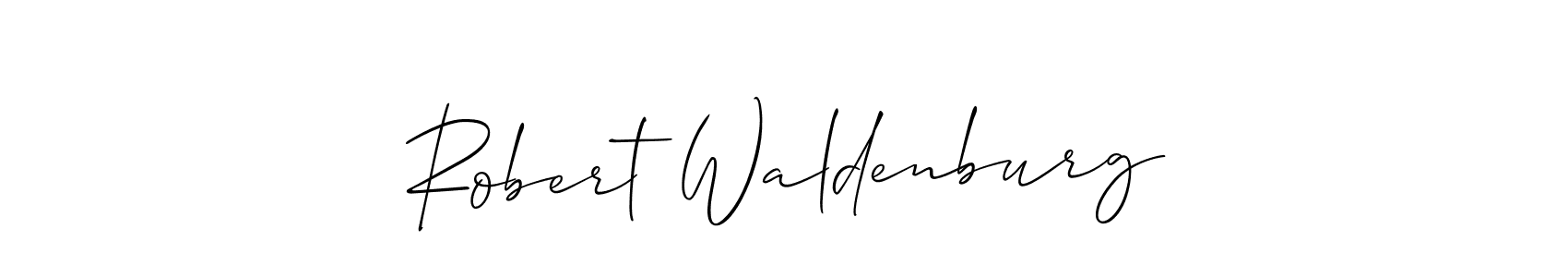 How to Draw Robert Waldenburg signature style? Allison_Script is a latest design signature styles for name Robert Waldenburg. Robert Waldenburg signature style 2 images and pictures png