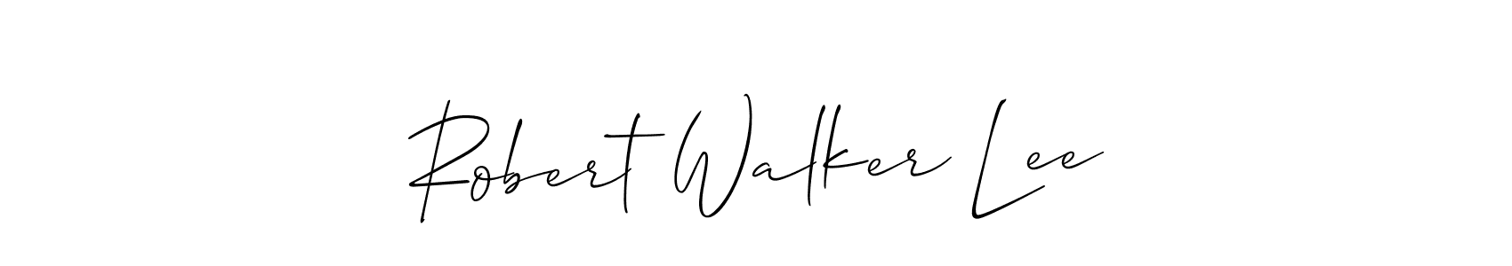 Robert Walker Lee stylish signature style. Best Handwritten Sign (Allison_Script) for my name. Handwritten Signature Collection Ideas for my name Robert Walker Lee. Robert Walker Lee signature style 2 images and pictures png