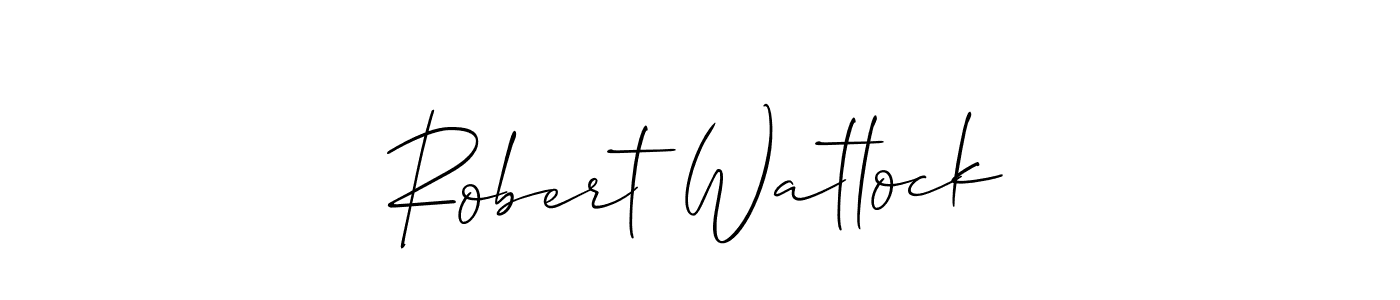 Once you've used our free online signature maker to create your best signature Allison_Script style, it's time to enjoy all of the benefits that Robert Watlock name signing documents. Robert Watlock signature style 2 images and pictures png