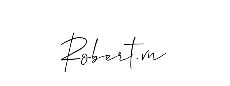 Best and Professional Signature Style for Robert.m. Allison_Script Best Signature Style Collection. Robert.m signature style 2 images and pictures png