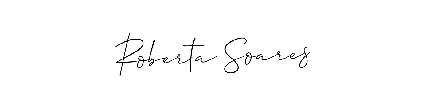 Also You can easily find your signature by using the search form. We will create Roberta Soares name handwritten signature images for you free of cost using Allison_Script sign style. Roberta Soares signature style 2 images and pictures png
