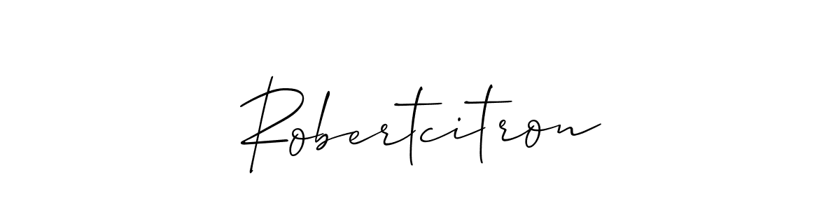 Similarly Allison_Script is the best handwritten signature design. Signature creator online .You can use it as an online autograph creator for name Robertcitron. Robertcitron signature style 2 images and pictures png