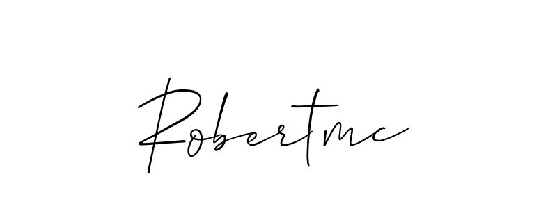 Also You can easily find your signature by using the search form. We will create Robertmc name handwritten signature images for you free of cost using Allison_Script sign style. Robertmc signature style 2 images and pictures png