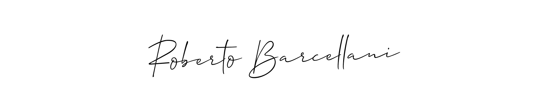 You can use this online signature creator to create a handwritten signature for the name Roberto Barcellani. This is the best online autograph maker. Roberto Barcellani signature style 2 images and pictures png