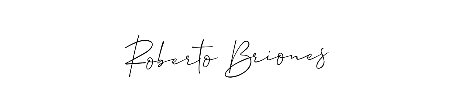 if you are searching for the best signature style for your name Roberto Briones. so please give up your signature search. here we have designed multiple signature styles  using Allison_Script. Roberto Briones signature style 2 images and pictures png