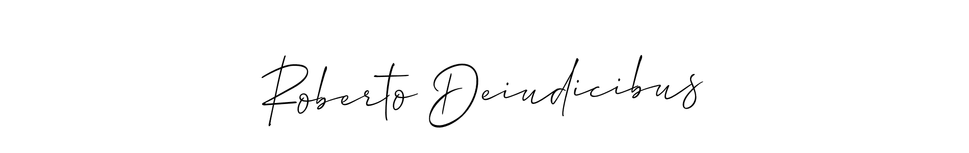 You can use this online signature creator to create a handwritten signature for the name Roberto Deiudicibus. This is the best online autograph maker. Roberto Deiudicibus signature style 2 images and pictures png