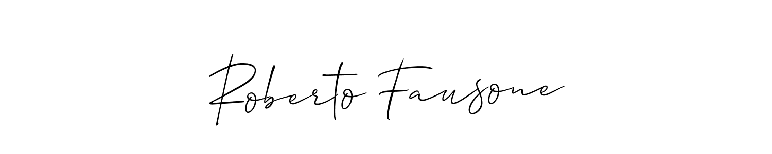 Best and Professional Signature Style for Roberto Fausone. Allison_Script Best Signature Style Collection. Roberto Fausone signature style 2 images and pictures png