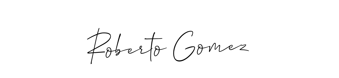 This is the best signature style for the Roberto Gomez name. Also you like these signature font (Allison_Script). Mix name signature. Roberto Gomez signature style 2 images and pictures png