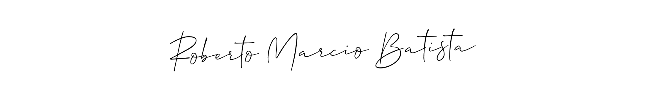 How to make Roberto Marcio Batista signature? Allison_Script is a professional autograph style. Create handwritten signature for Roberto Marcio Batista name. Roberto Marcio Batista signature style 2 images and pictures png