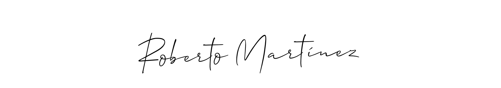 It looks lik you need a new signature style for name Roberto Martínez. Design unique handwritten (Allison_Script) signature with our free signature maker in just a few clicks. Roberto Martínez signature style 2 images and pictures png