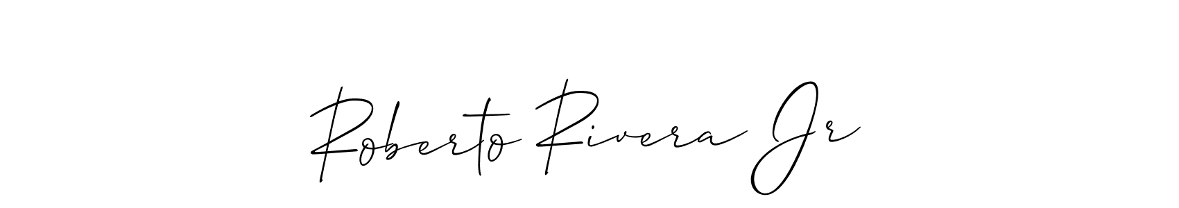 Make a short Roberto Rivera Jr signature style. Manage your documents anywhere anytime using Allison_Script. Create and add eSignatures, submit forms, share and send files easily. Roberto Rivera Jr signature style 2 images and pictures png