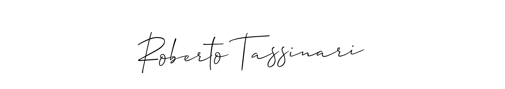 You can use this online signature creator to create a handwritten signature for the name Roberto Tassinari. This is the best online autograph maker. Roberto Tassinari signature style 2 images and pictures png