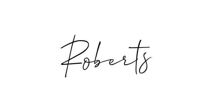 How to make Roberts name signature. Use Allison_Script style for creating short signs online. This is the latest handwritten sign. Roberts signature style 2 images and pictures png