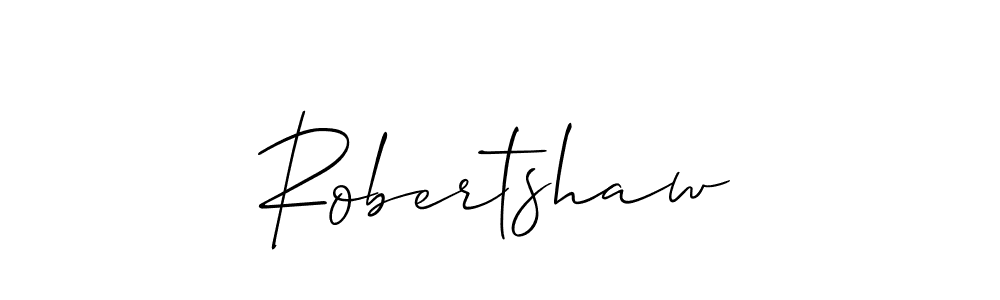 Create a beautiful signature design for name Robertshaw. With this signature (Allison_Script) fonts, you can make a handwritten signature for free. Robertshaw signature style 2 images and pictures png