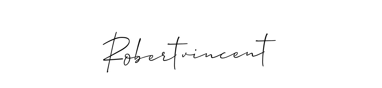 Once you've used our free online signature maker to create your best signature Allison_Script style, it's time to enjoy all of the benefits that Robertvincent name signing documents. Robertvincent signature style 2 images and pictures png