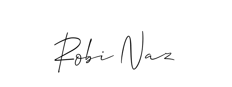 Make a short Robi Naz signature style. Manage your documents anywhere anytime using Allison_Script. Create and add eSignatures, submit forms, share and send files easily. Robi Naz signature style 2 images and pictures png