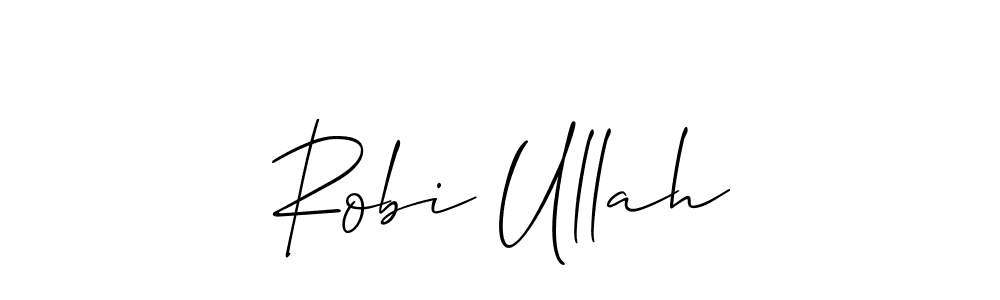 It looks lik you need a new signature style for name Robi Ullah. Design unique handwritten (Allison_Script) signature with our free signature maker in just a few clicks. Robi Ullah signature style 2 images and pictures png
