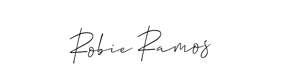 Make a short Robie Ramos signature style. Manage your documents anywhere anytime using Allison_Script. Create and add eSignatures, submit forms, share and send files easily. Robie Ramos signature style 2 images and pictures png