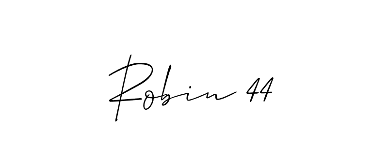 It looks lik you need a new signature style for name Robin 44. Design unique handwritten (Allison_Script) signature with our free signature maker in just a few clicks. Robin 44 signature style 2 images and pictures png