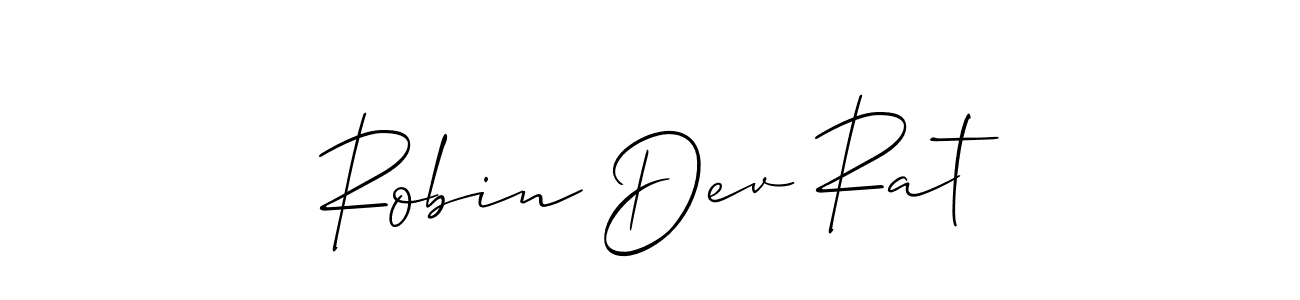 Best and Professional Signature Style for Robin Dev Rat. Allison_Script Best Signature Style Collection. Robin Dev Rat signature style 2 images and pictures png