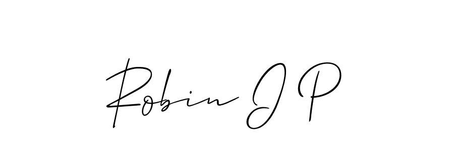 Also we have Robin I P name is the best signature style. Create professional handwritten signature collection using Allison_Script autograph style. Robin I P signature style 2 images and pictures png