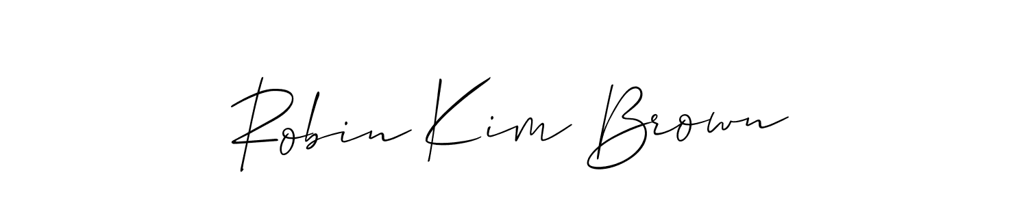 Check out images of Autograph of Robin Kim Brown name. Actor Robin Kim Brown Signature Style. Allison_Script is a professional sign style online. Robin Kim Brown signature style 2 images and pictures png