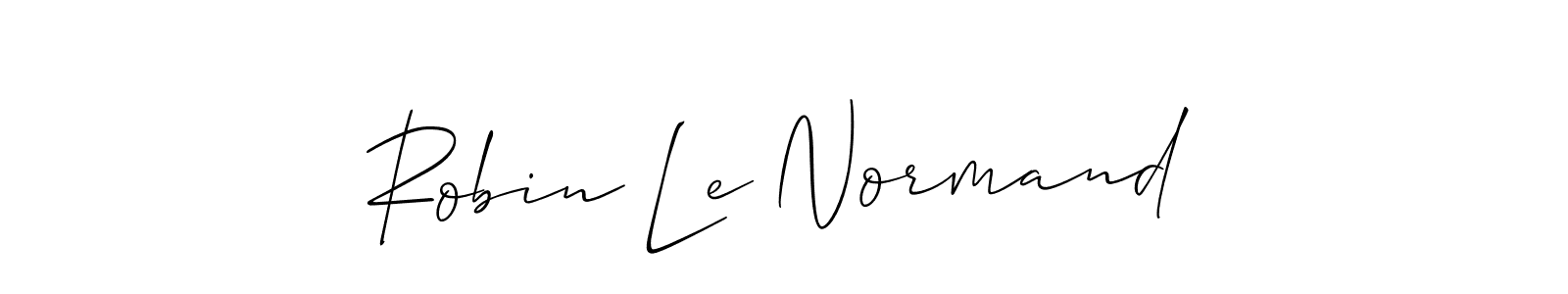 Use a signature maker to create a handwritten signature online. With this signature software, you can design (Allison_Script) your own signature for name Robin Le Normand. Robin Le Normand signature style 2 images and pictures png