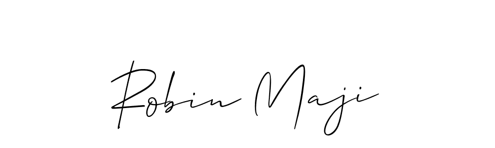 It looks lik you need a new signature style for name Robin Maji. Design unique handwritten (Allison_Script) signature with our free signature maker in just a few clicks. Robin Maji signature style 2 images and pictures png